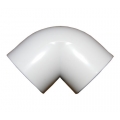 1x 1.5in 90 Deg Elbow White